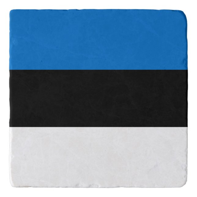Estonia flag trivet (Front)