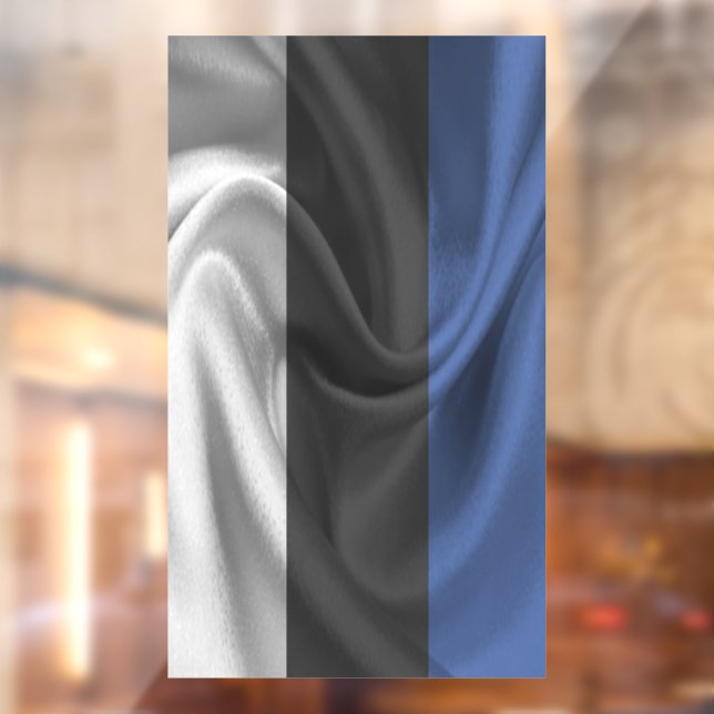 Estonia Flag Window Cling (Sheet 2)