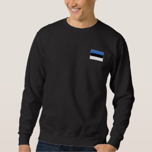 Estonia Flag With Vintage Estonian National Colors Sweatshirt