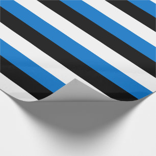Estonia Flag Wrapping Paper