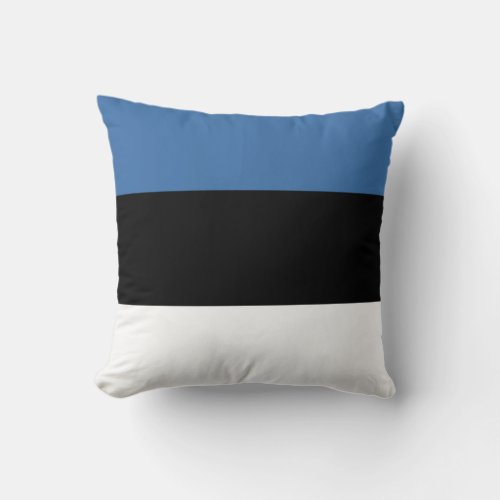 Estonia Flag x Flag Pillow