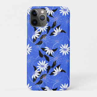 Estonia iphone case. Blue floral colors iPhone 11 Pro Case