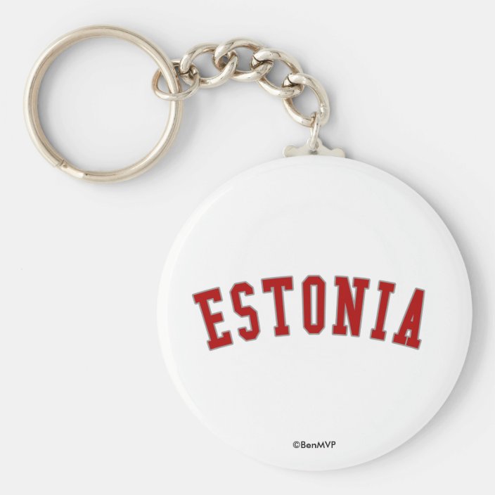 Estonia Key Chain