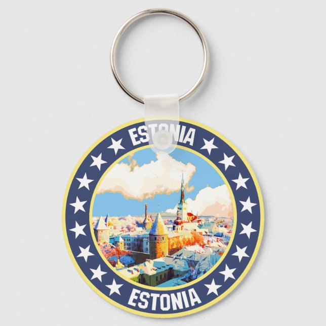 Estonia                                            keychain (Front)