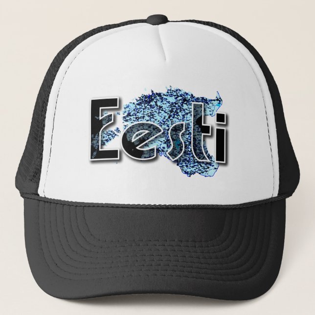 Estonia map trucker hat (Front)