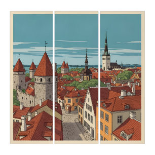 Estonia Medieval Tallinn Triptych