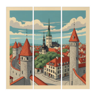 Estonia Medieval Tallinn Triptych