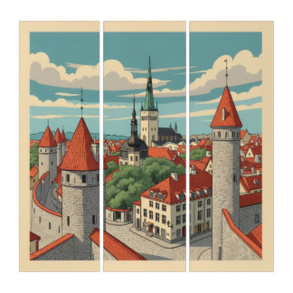 Estonia Medieval Tallinn Triptych