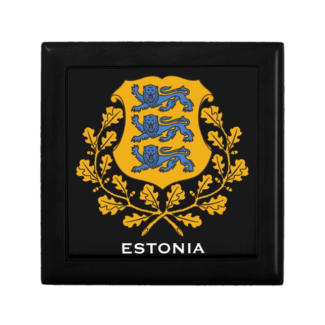 Estonia Men's Jewelry Box  Eesti Meeste ehtekarp (Front)