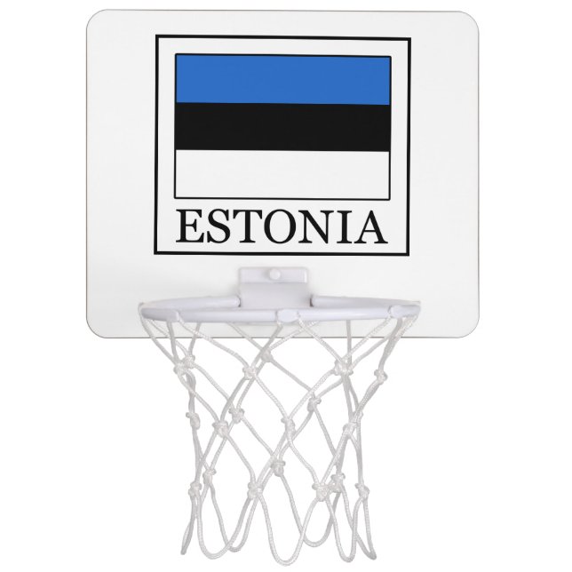 Estonia Mini Basketball Hoop (Front)
