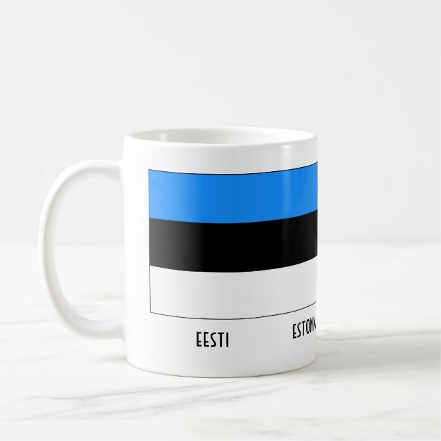 Estonia mug estonia map (Left)