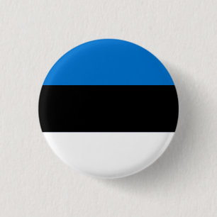 Estonia National Flag Button