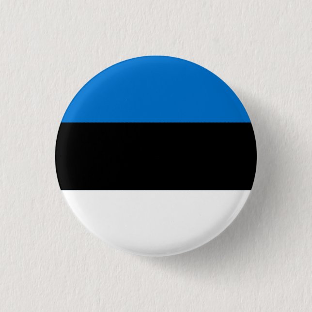 Estonia National Flag Button (Front)