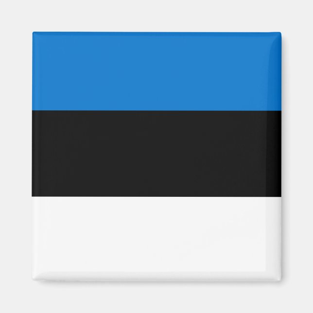 Estonia National World Flag Magnet (Front)