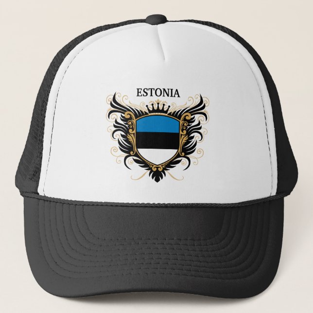 Estonia [personalize] trucker hat (Front)