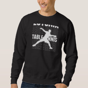Estonia Ping Pong Estonian Table Tennis Supporter Sweatshirt