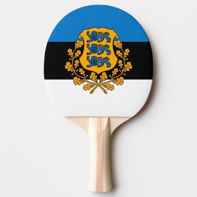 Estonia Ping Pong Paddle (Front)