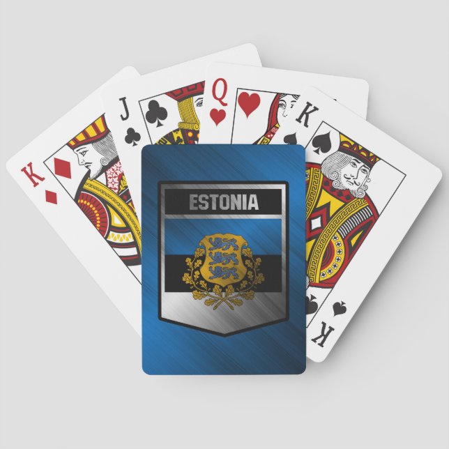 Estonia Poker Cards (Back)