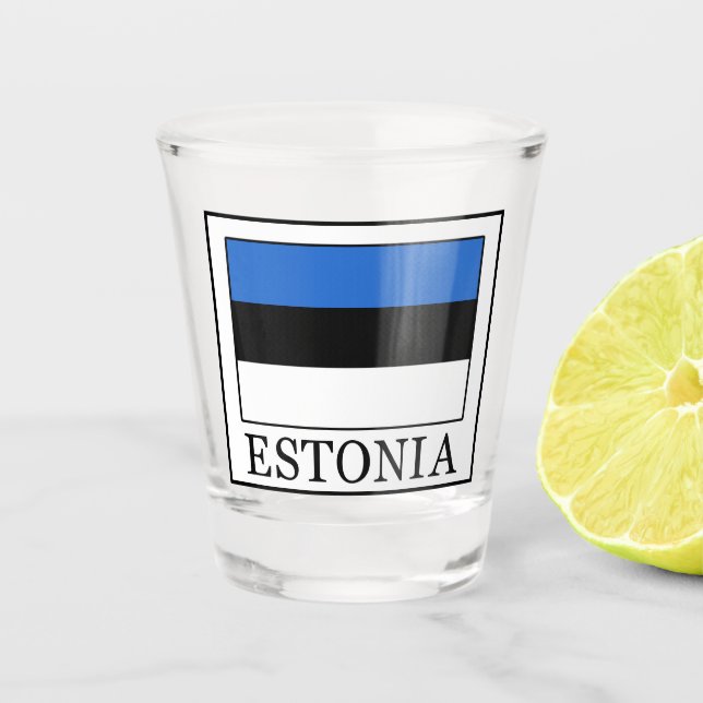 Estonia Shot Glass (Front)