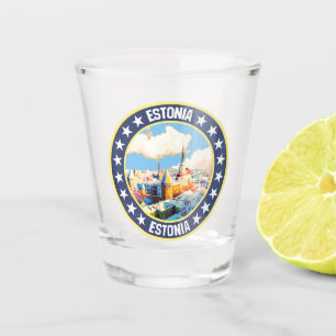 Estonia shot glass