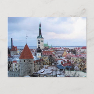 Estonia Skyline Postcard