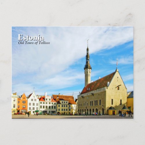 Estonia Tallinn Postcard