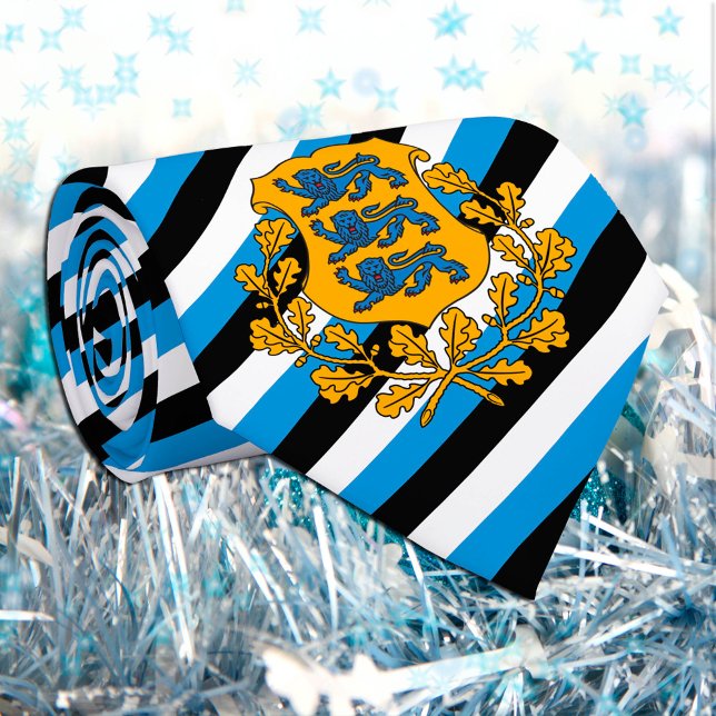 Estonia Ties, fashion Estonian Flag business Neck Tie (Creator Uploaded)