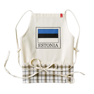 Estonia Zazzle HEART Apron