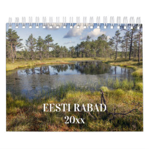 Estonian Bogs Calendar Eesti Rabad