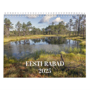 Estonian Bogs Calendar Eesti Rabad 2025