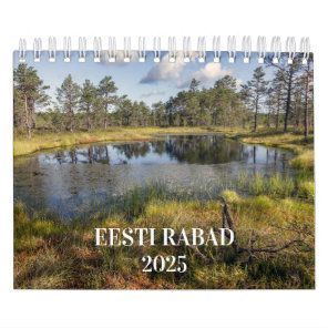 Estonian Bogs Calendar Eesti Rabad 2025