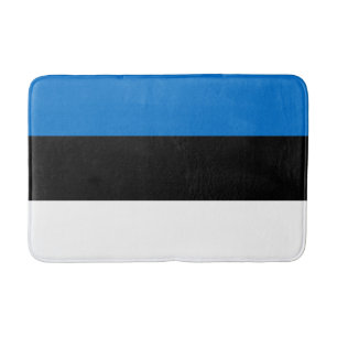 Estonian Flag Bath Mat