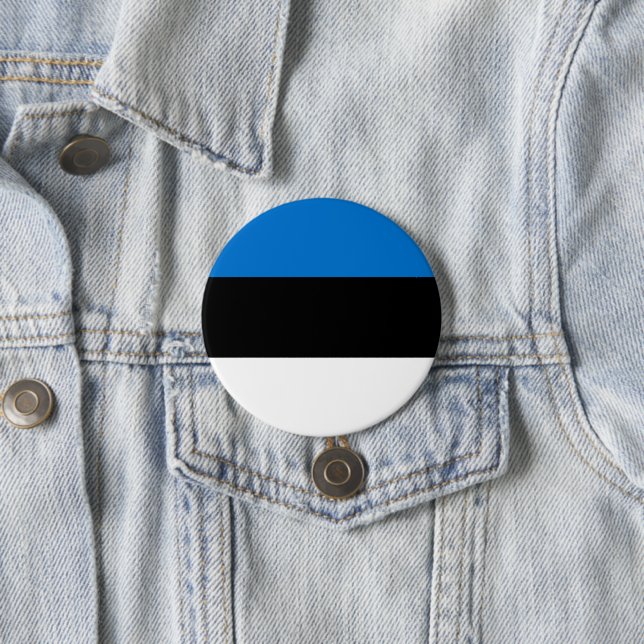 Estonian Flag Button (In Situ)