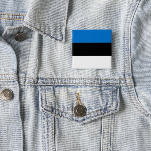 Estonian Flag Button (In Situ)