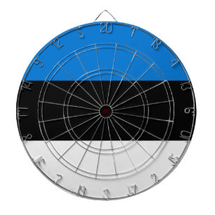 Estonian Flag Dart Board