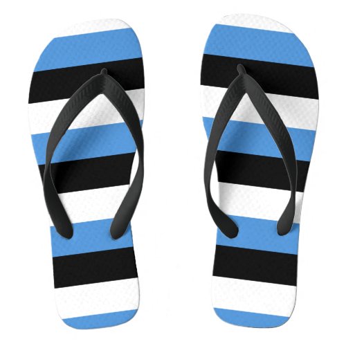 Estonian flag flip flops