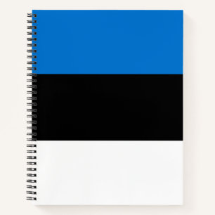 Estonian Flag Notebook