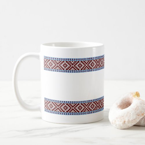 Estonian Pick_Up 2 Woven Belts Pattern Coffee Mug