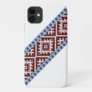 Estonian Pick-Up Woven Belt Pattern iPhone 11 Case