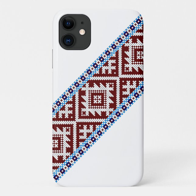 Estonian Pick-Up Woven Belt Pattern Case-Mate iPhone Case (Back)