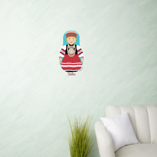 Estonian, Seto Matryoshka Wall Decal