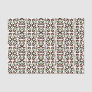 Estonian vintage folk art floral design tissue paper