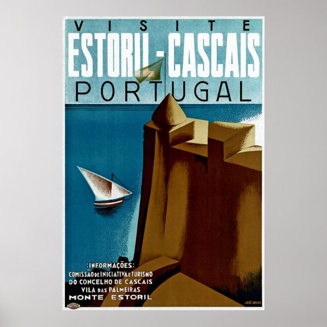 Estoril-Cascais in Portugal Poster (Front)