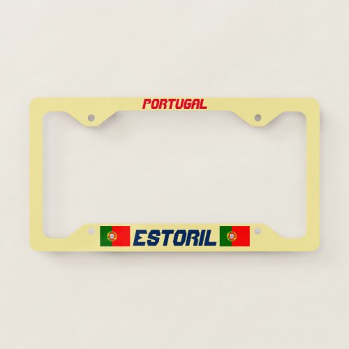 Estoril Portugal License Plate Frame