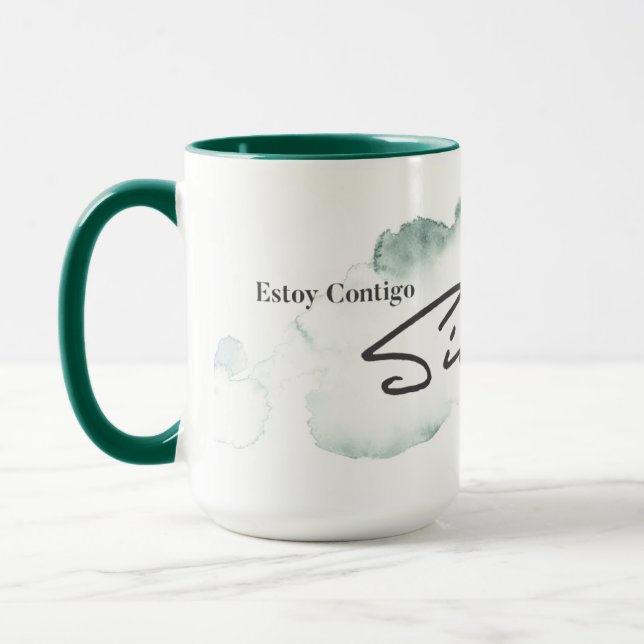 Estoy Contigo Siempre Bible Verse Mug (Left)