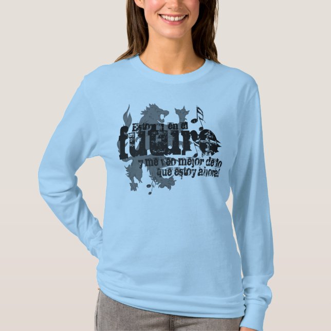 Estoy en el futuro Ladies Shirt (with Lion) (Front)