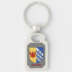 Estrada Historical Shield Keychain