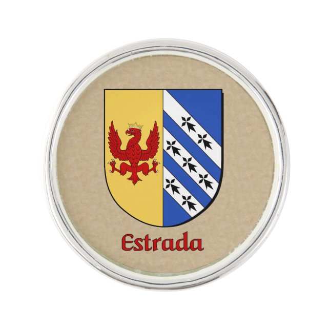 Estrada Historical Shield Pin (Front)
