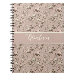 Estralaia Dusty Rose Pink Notebook