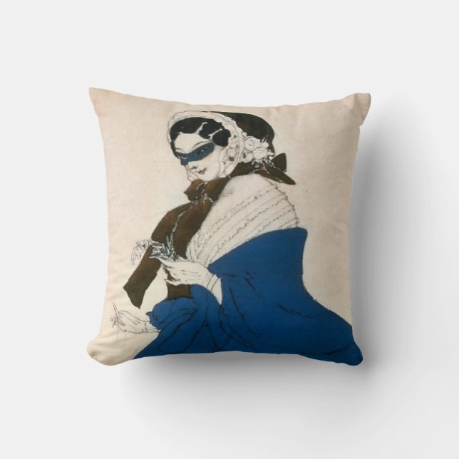 Estrella by Bakst Throw Pillow (Front)